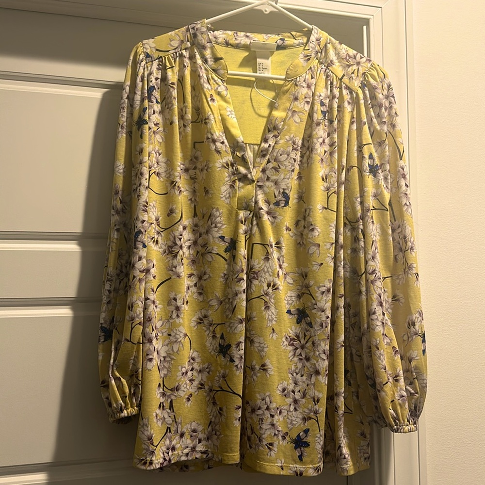 H&M Floral Blouse Anna Glover